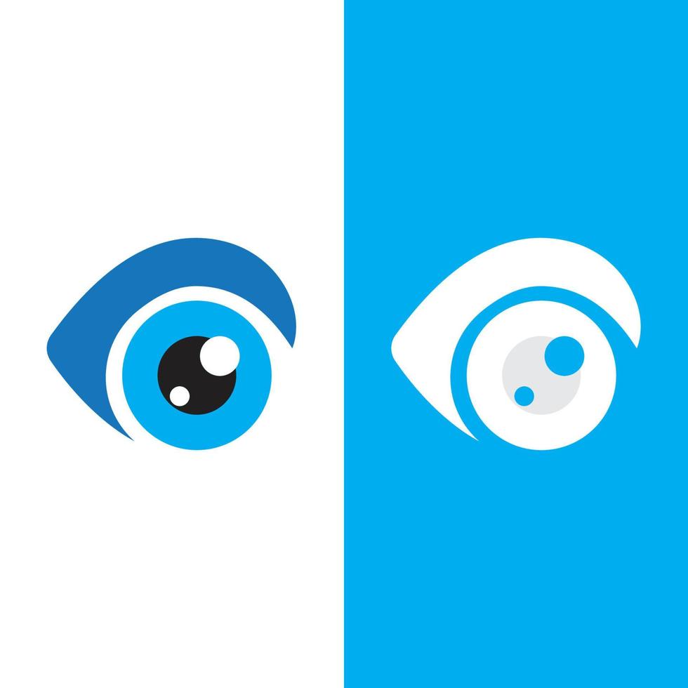 Eye Care vector logo design