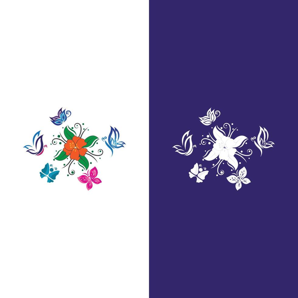 Beauty Butterfly icon design vector