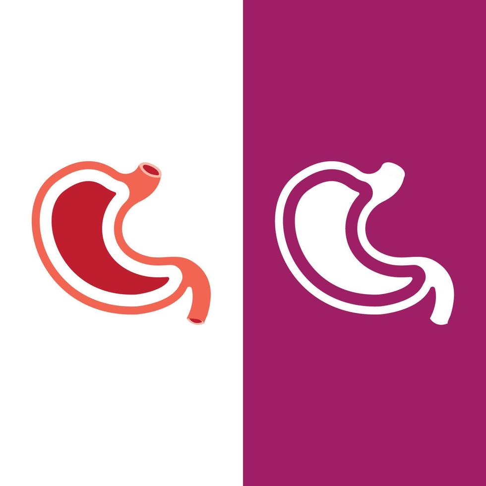 stomach care icon design concept vector