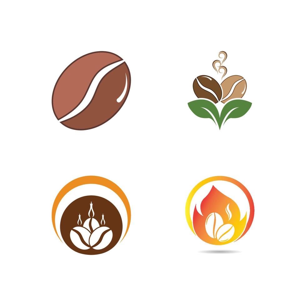 coffee bean icon vector illustration