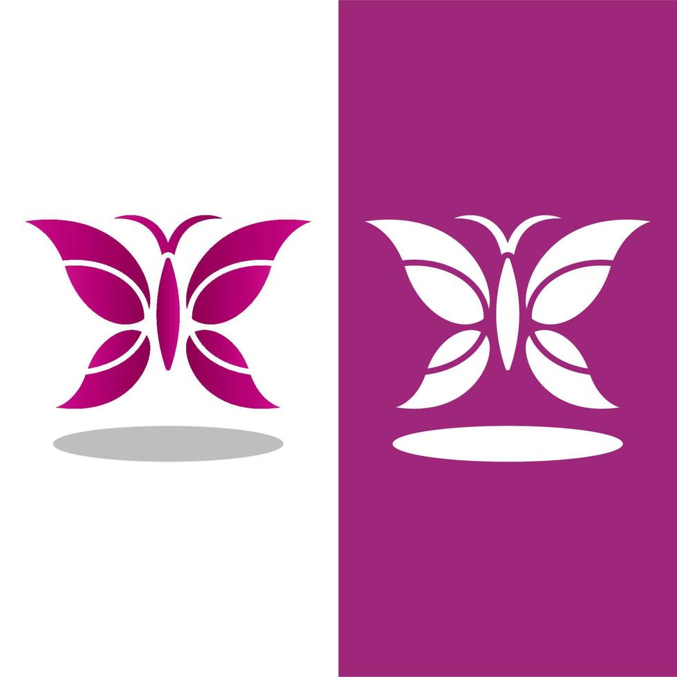 Butterfly logo icon vector design
