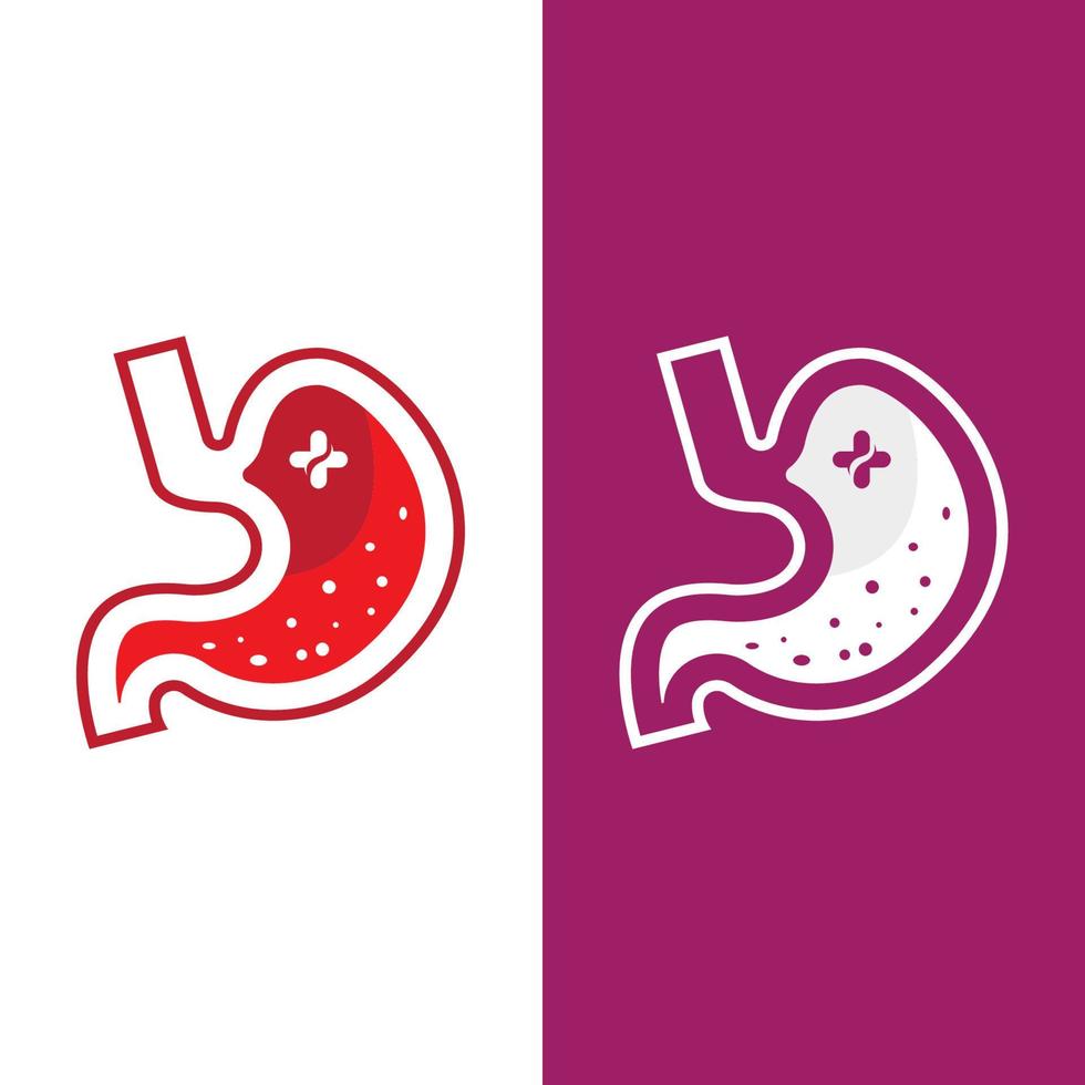 stomach care icon design concept vector