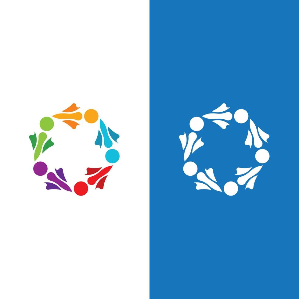 Community, network and social icon vector