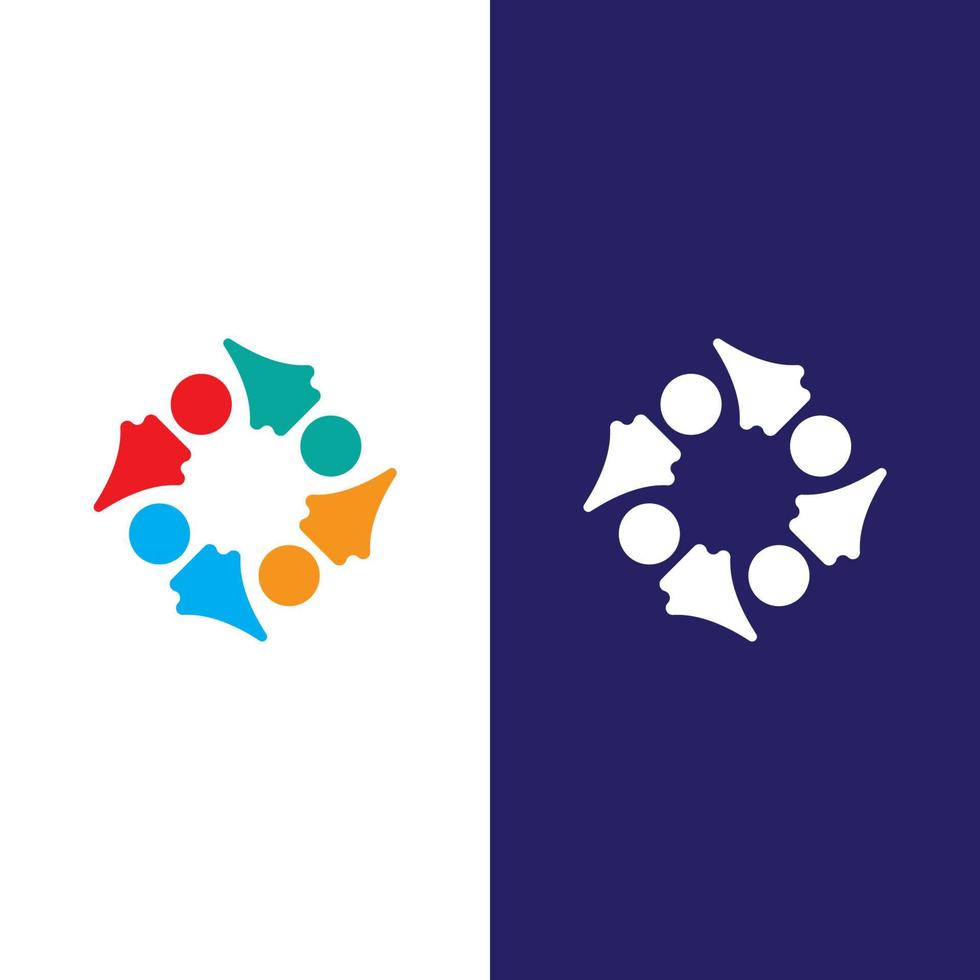Community, network and social icon vector
