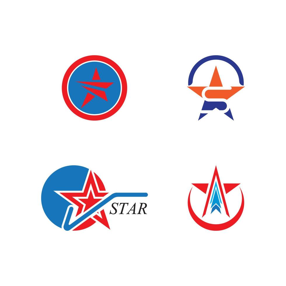 Star icon Template vector