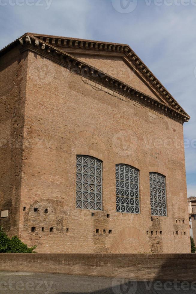 Rome, Italy. Typical architectural details of the old city photo