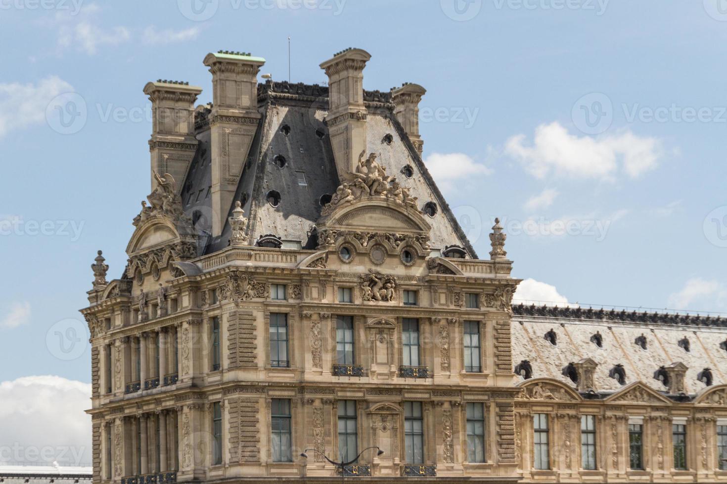 Historic building in Paris France photo