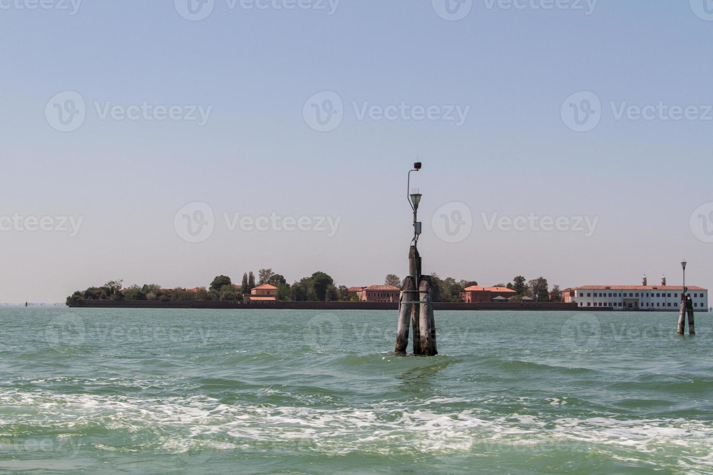 view of San Giorgio island, Venice, Italy photo