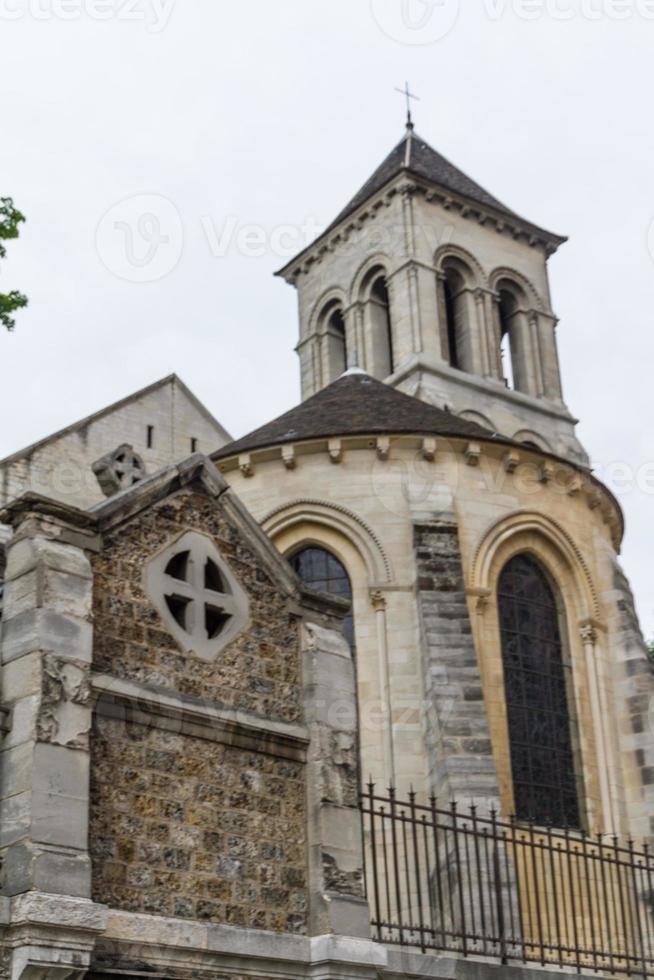 Historic building in Paris France photo