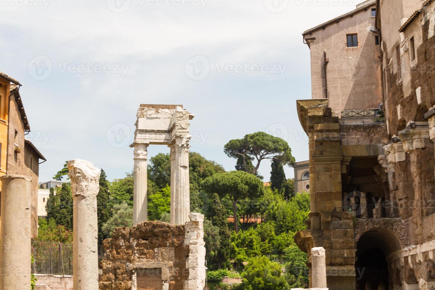 Ruins by Teatro di Marcello, Rome - Italy photo