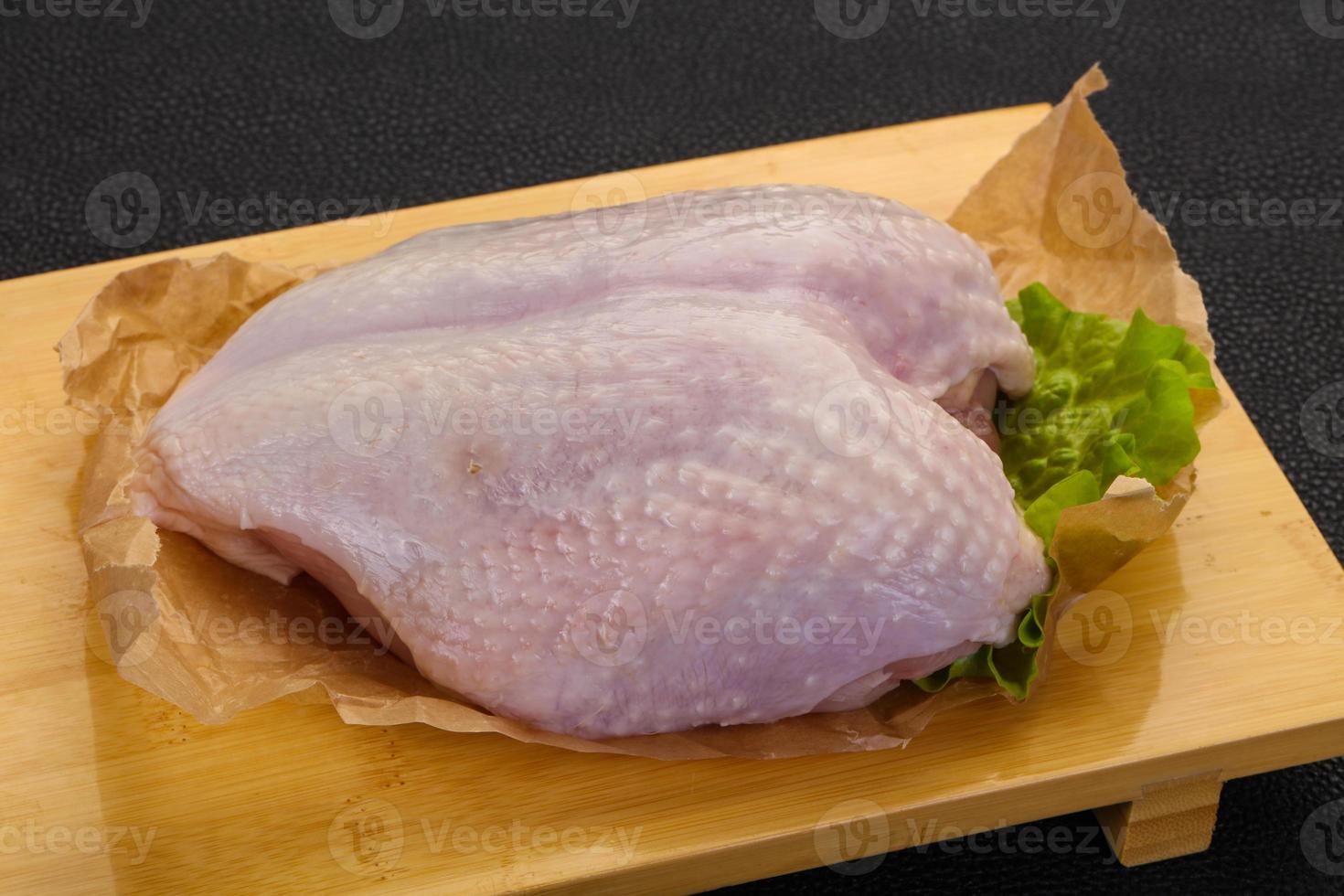 Raw chicken breast photo