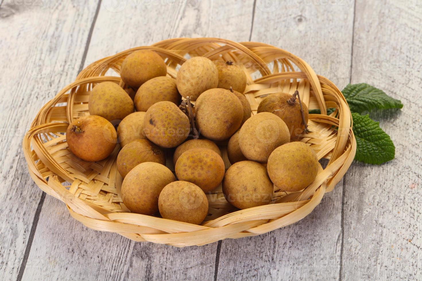 Tropical fruit longan photo