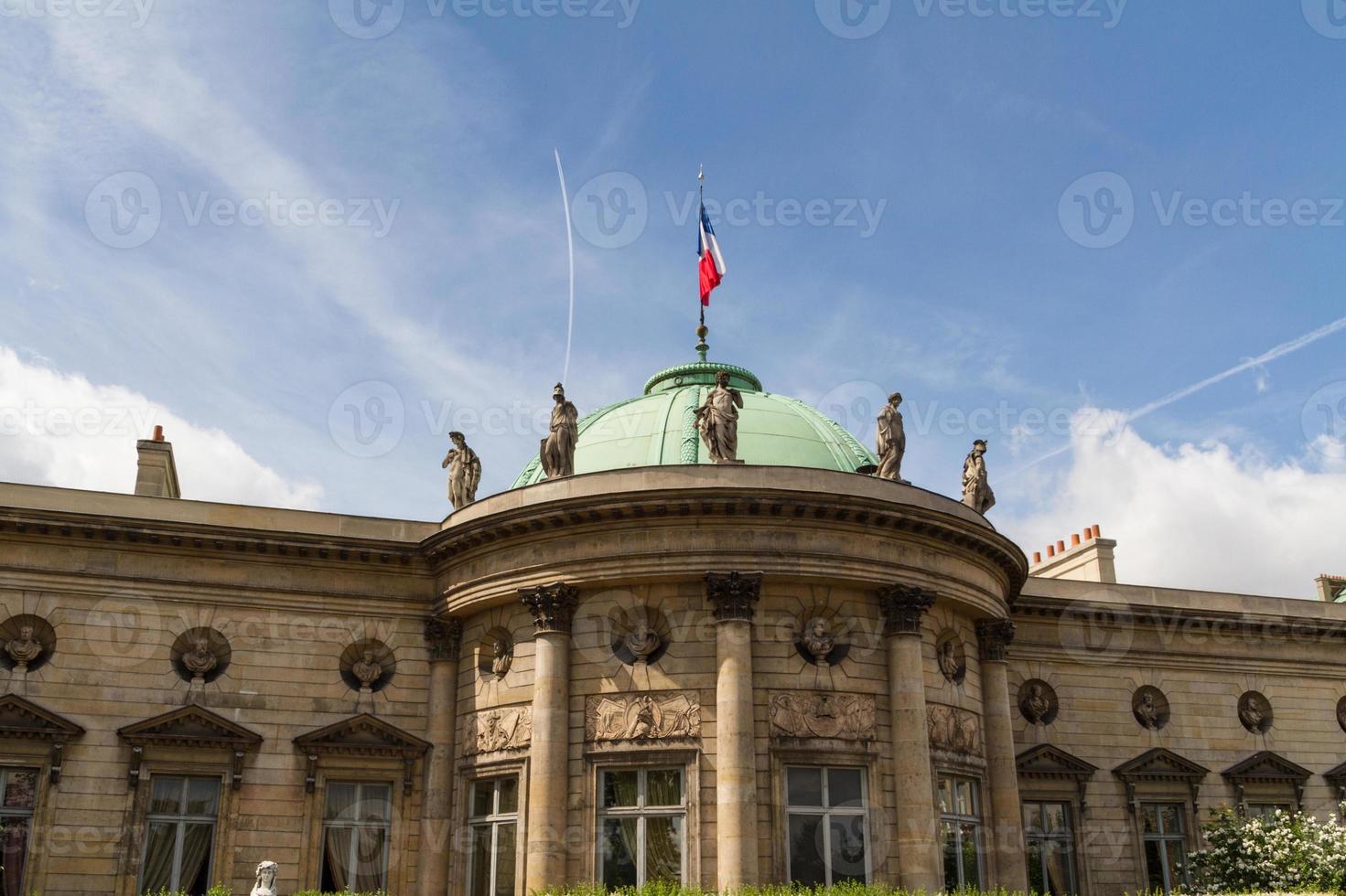 Historic building in Paris France photo