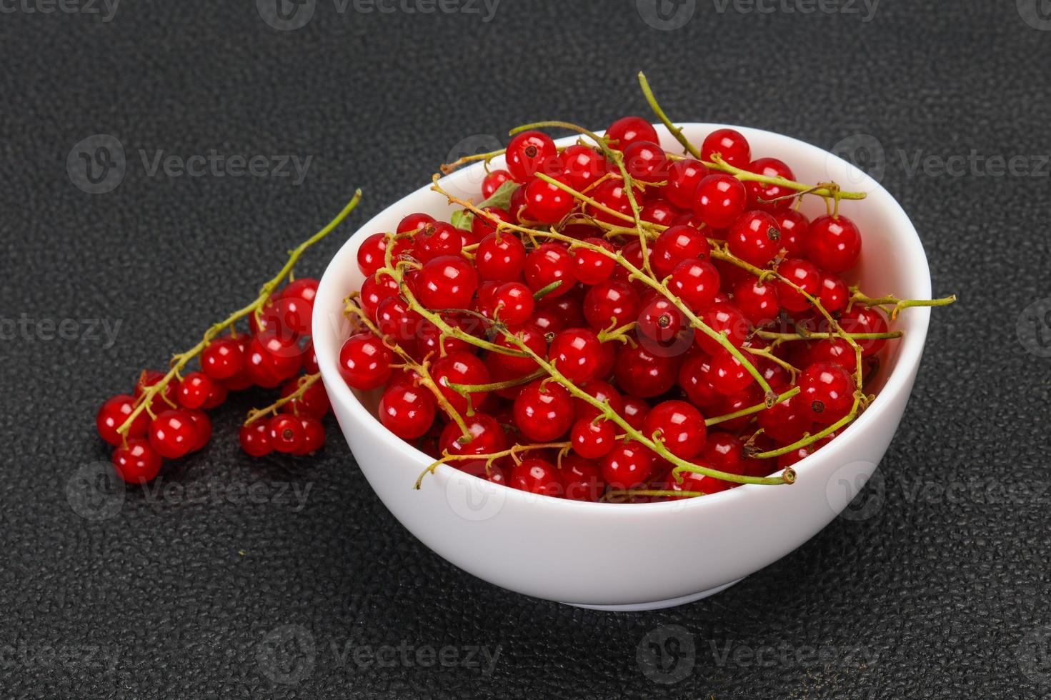 Sweet tasty fresh Red currant photo