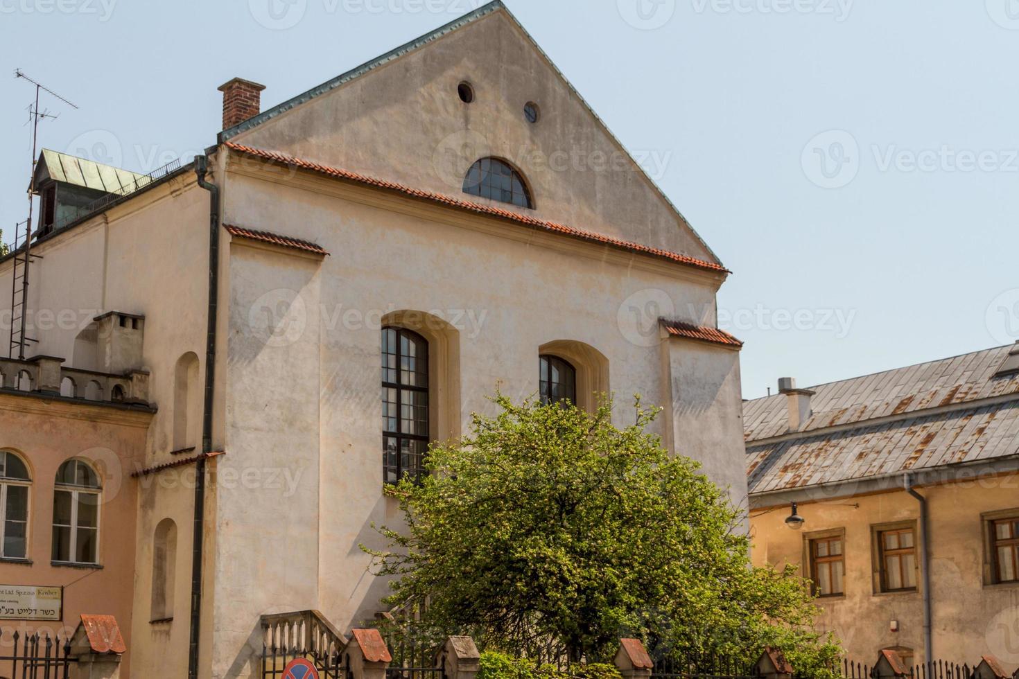 Old Synagogue Izaaka in Kazimierz district of Krakow, Poland photo