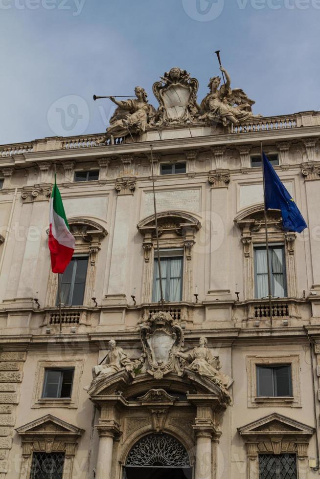 Rome, the Consulta building in Quirinale square. photo