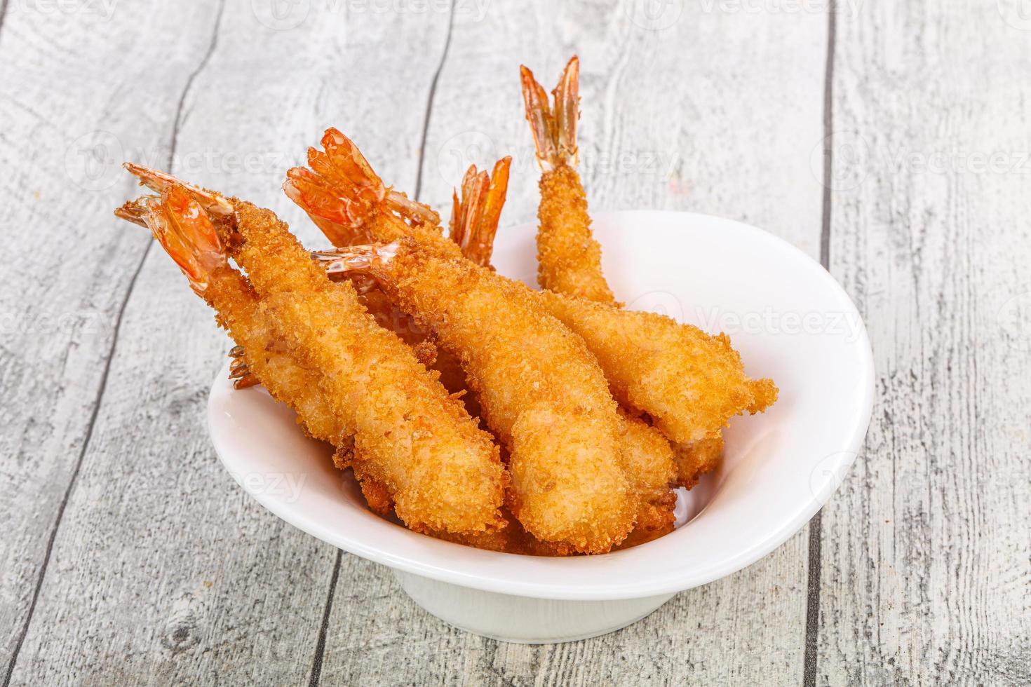 Asian style - prawn in tempura photo