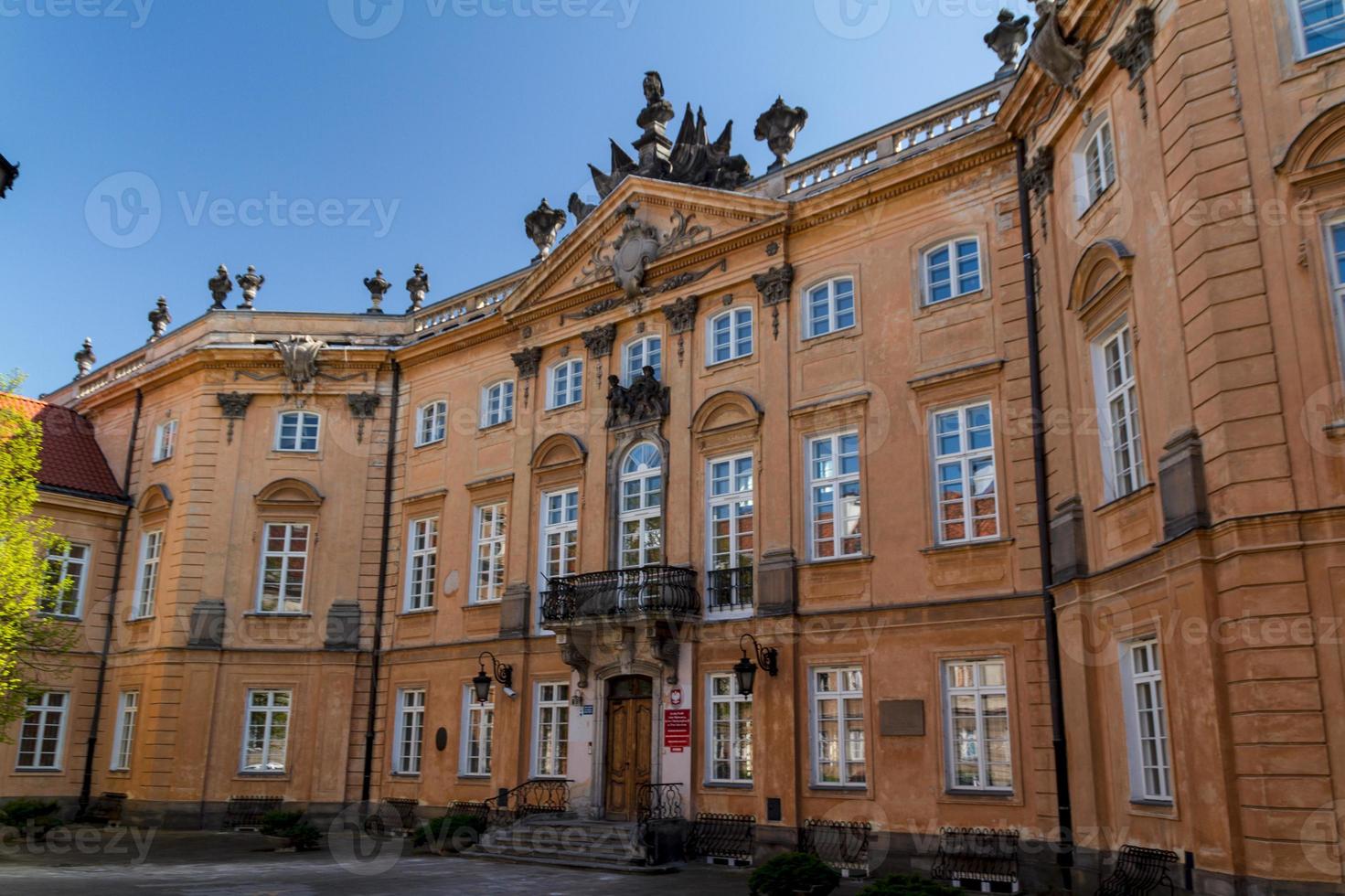 City center of Warsaw, Poland photo