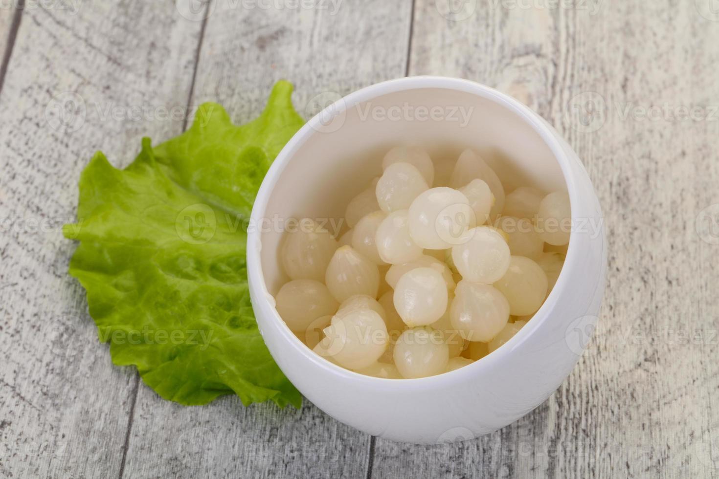 Pickled baby onion photo