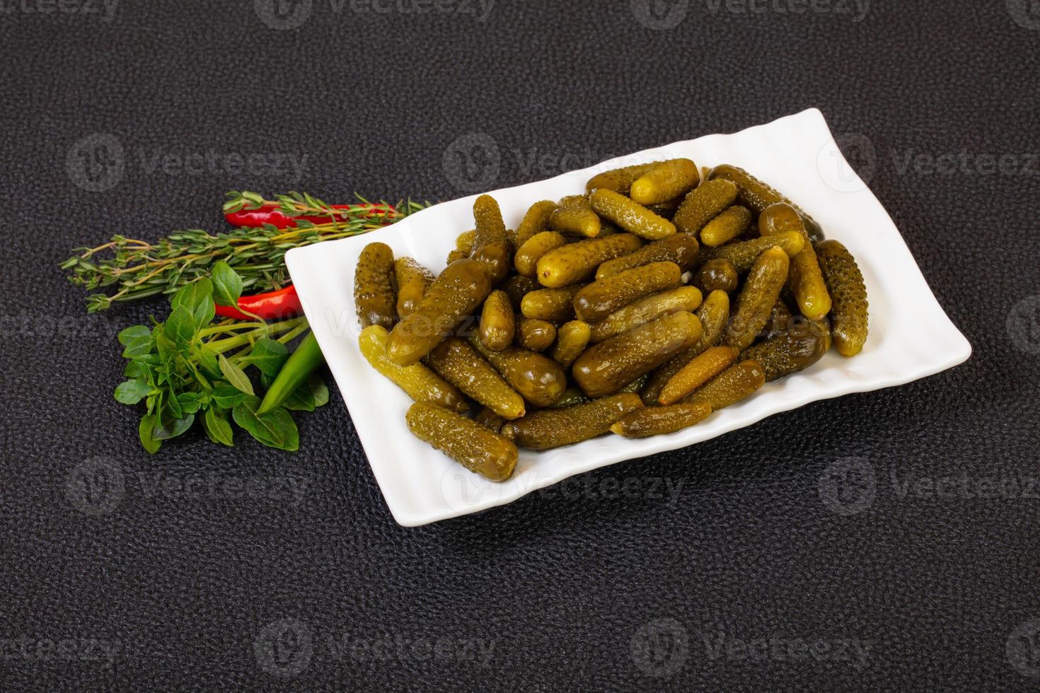 Pickled small cucumbers 7859003 Stock Photo at Vecteezy