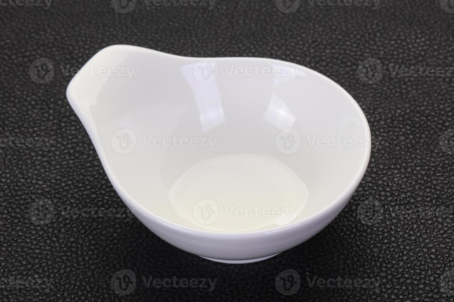 White porcelain bowl photo