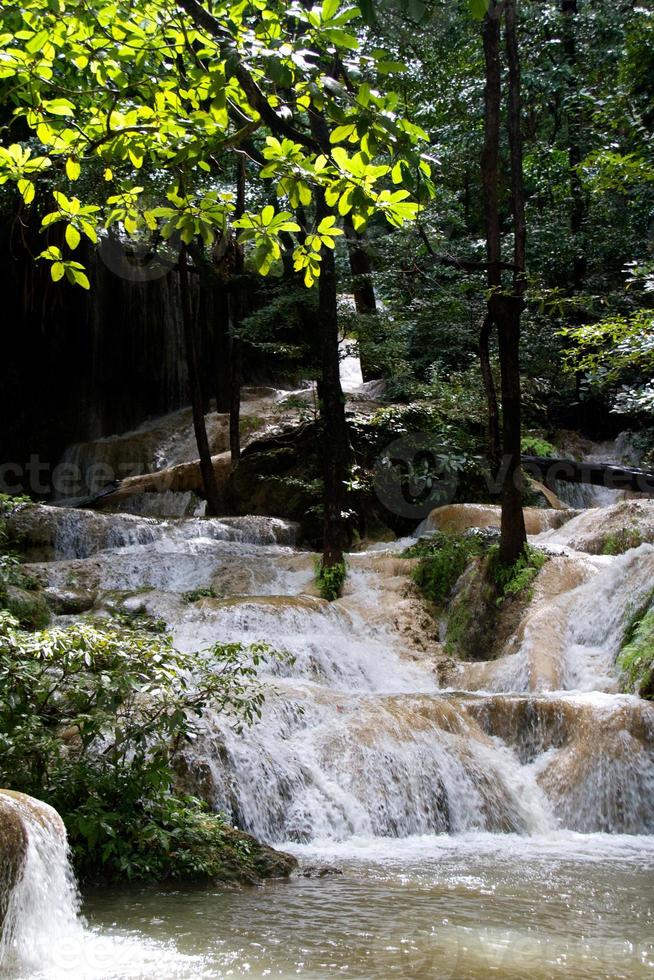 Erawan Waterfall, Kanchanaburi, Thailand photo