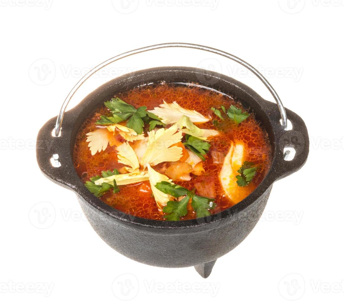 italian tomato soup photo