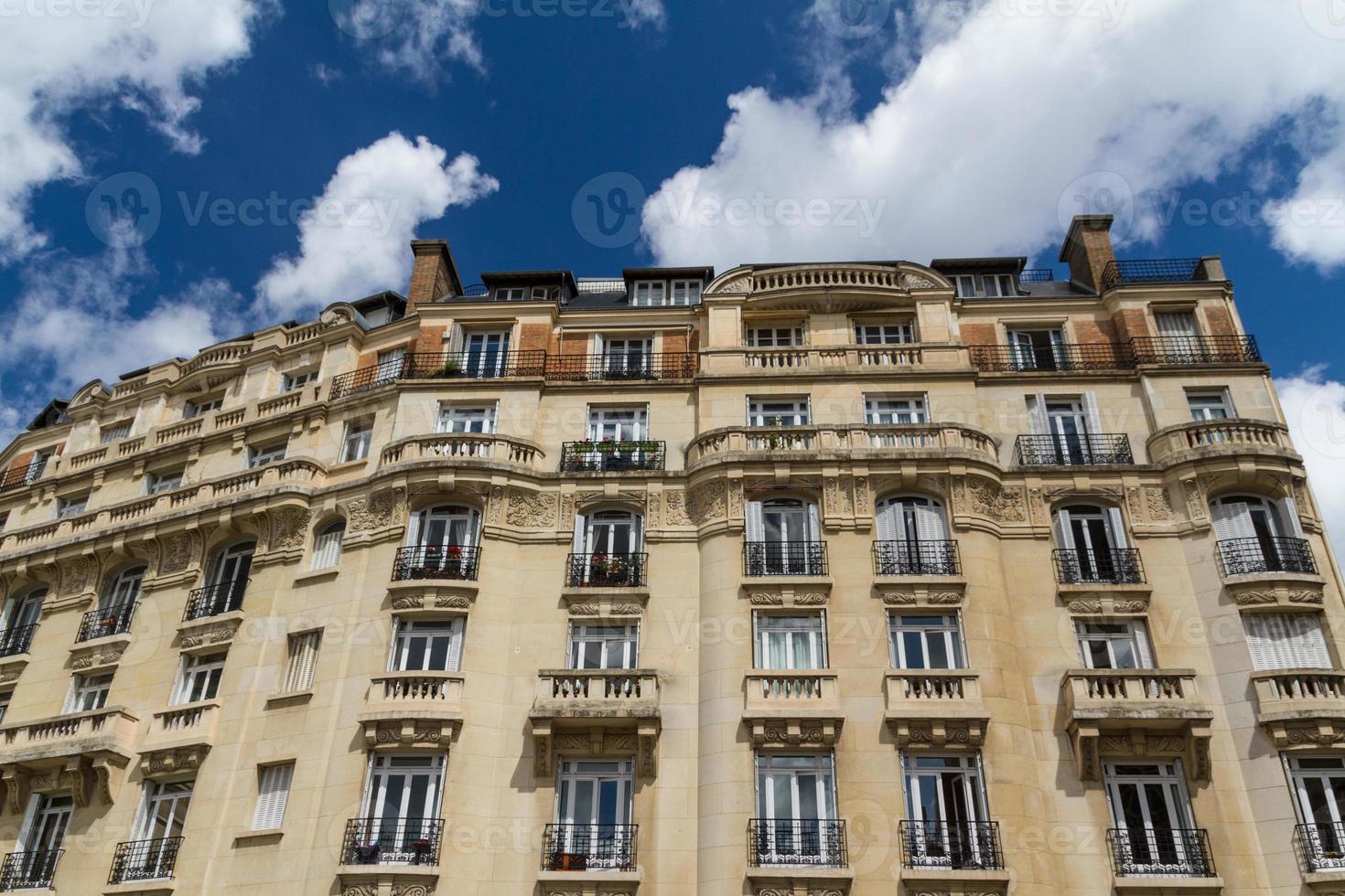 Historic building in Paris France photo