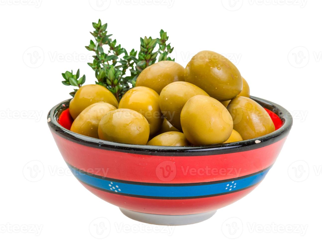 Green gigant olives photo