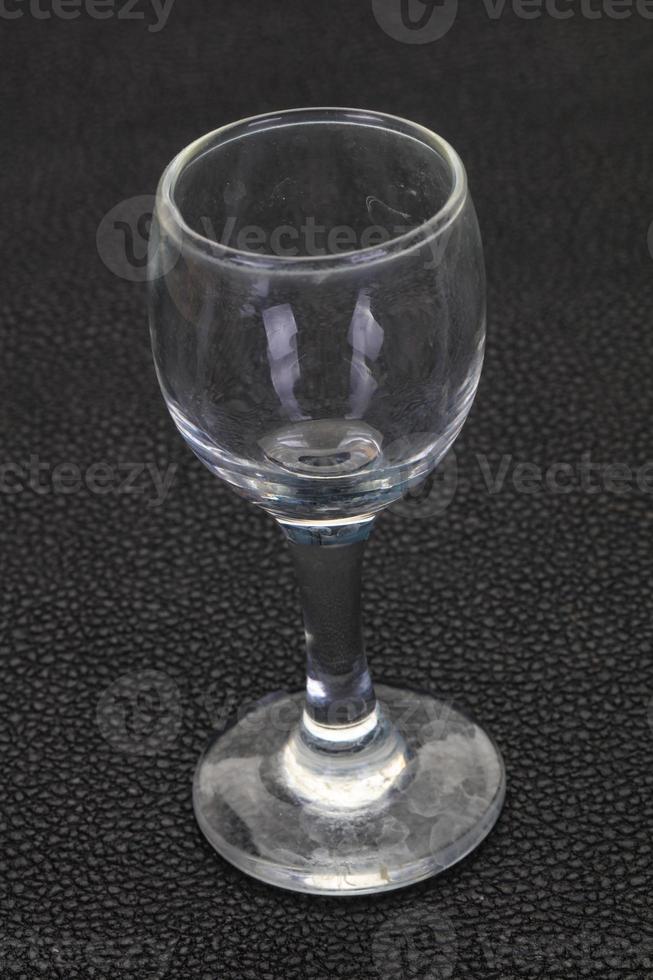 Empty glass cup photo