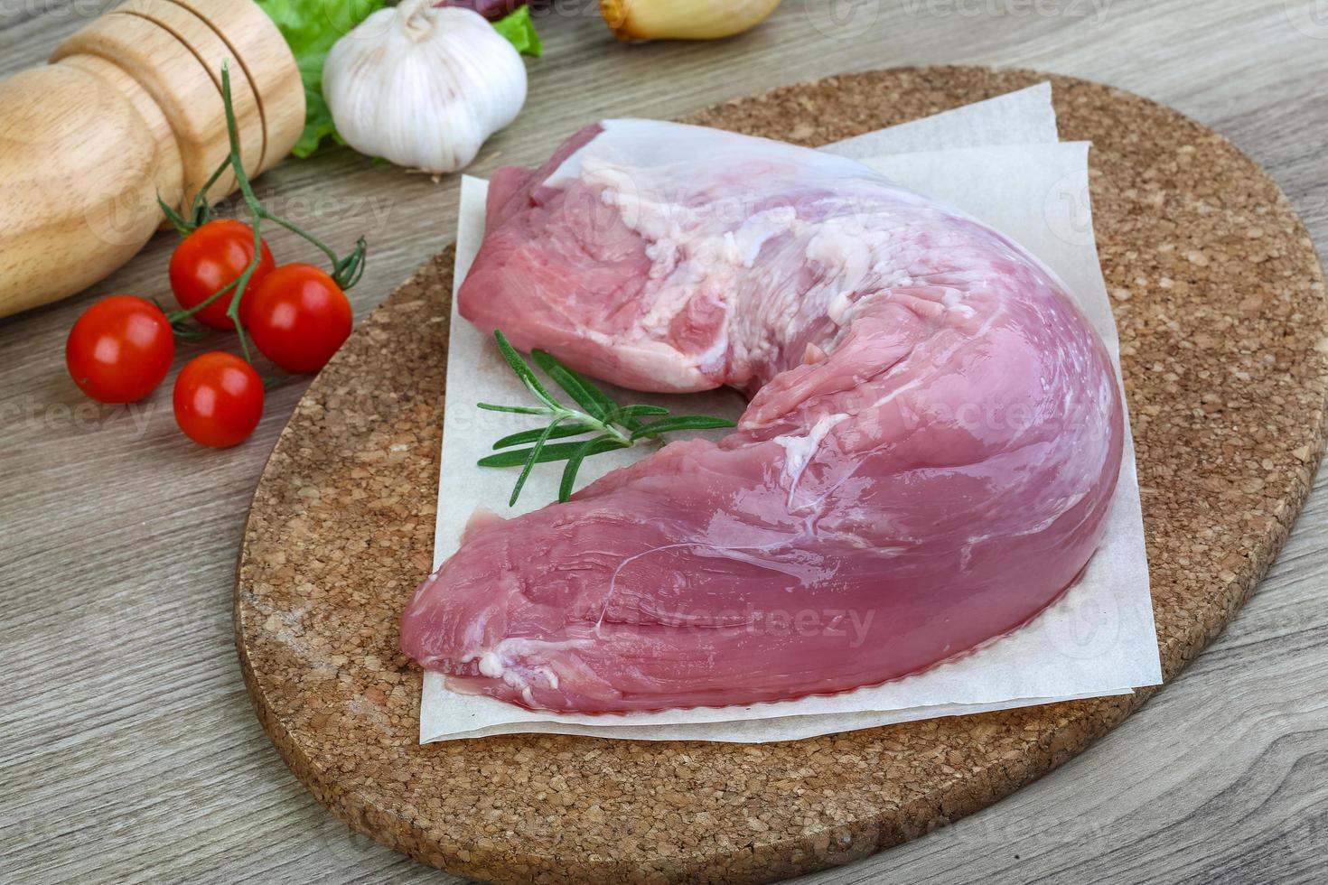 Raw pork fillet 7860825 Stock Photo at Vecteezy