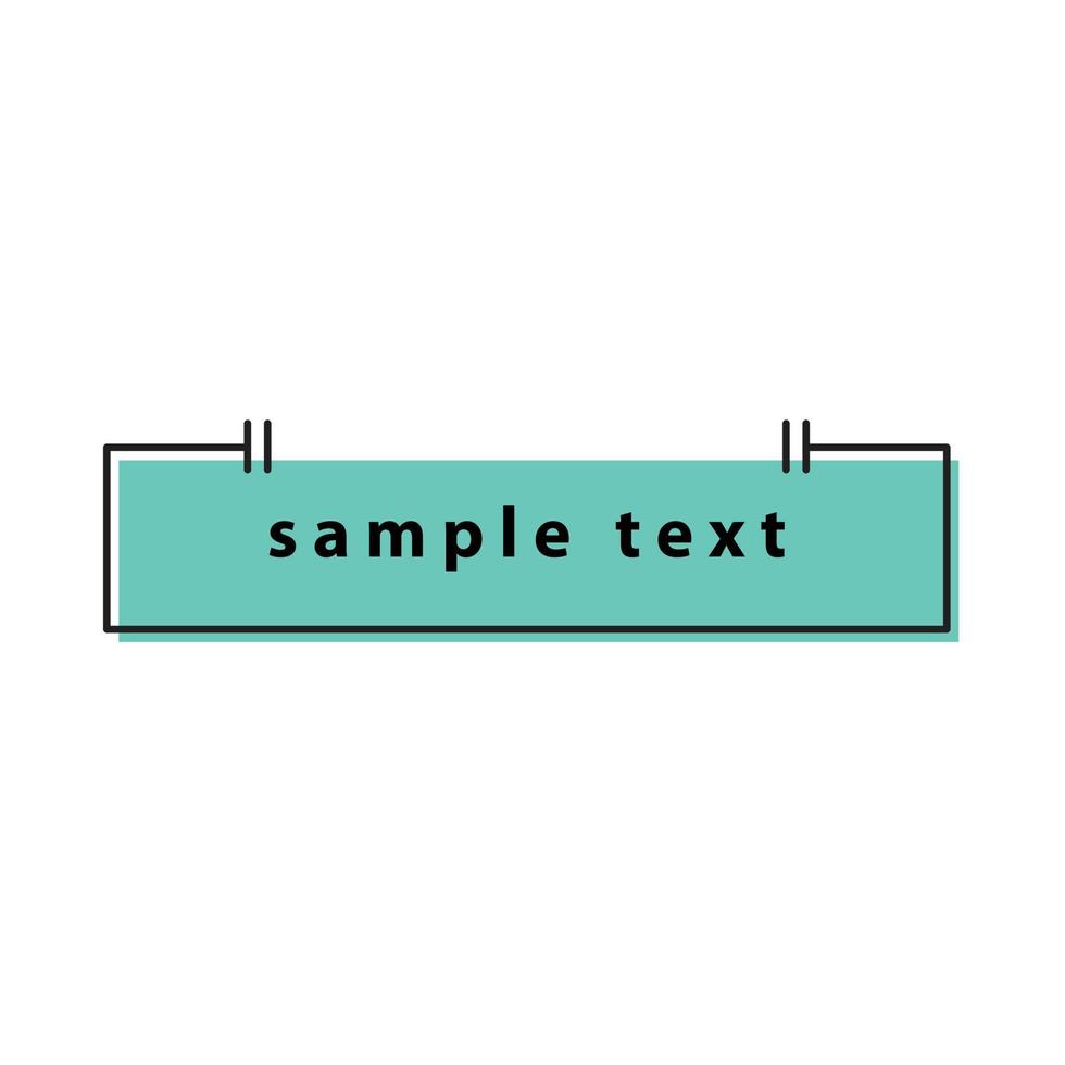 text box vector for website symbol icon presentation