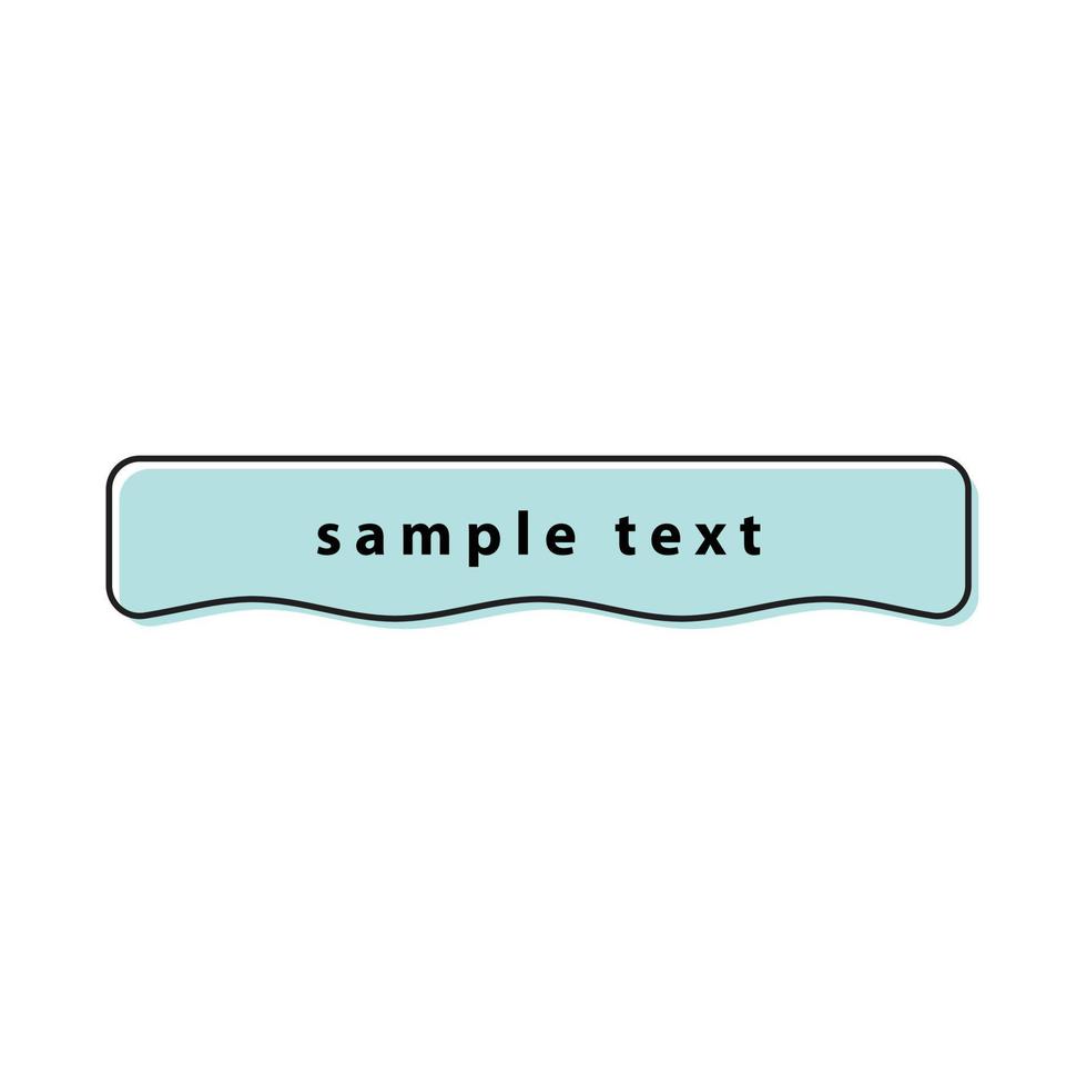 text box vector for website symbol icon presentation