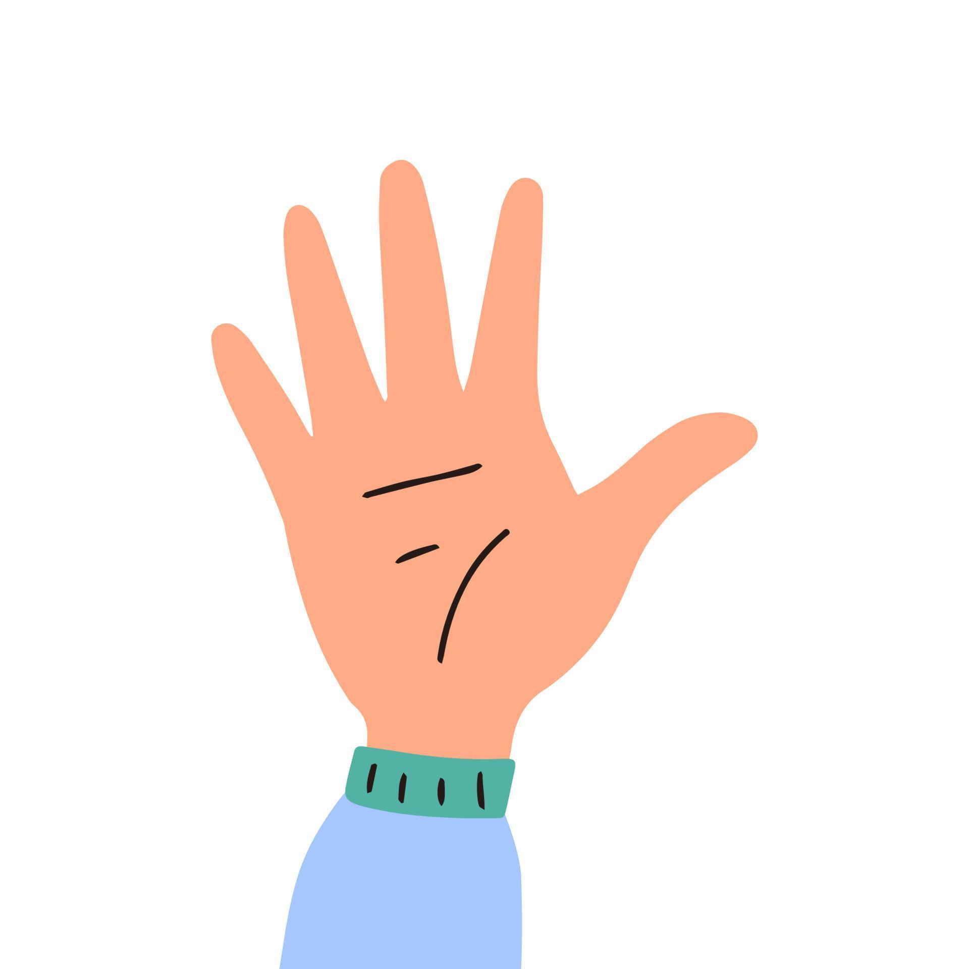 Human hand vector 7861293 Vector Art at Vecteezy