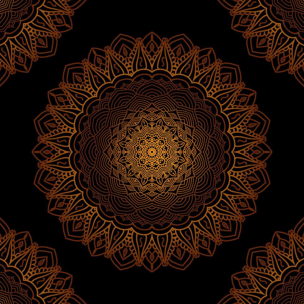 Elegant ornamental mandala background design with gold color. arabic vector  mandala background. Circular pattern in the form of a mandala. Henna tatoo  mandala. Mehndi style. 7861479 Vector Art at Vecteezy