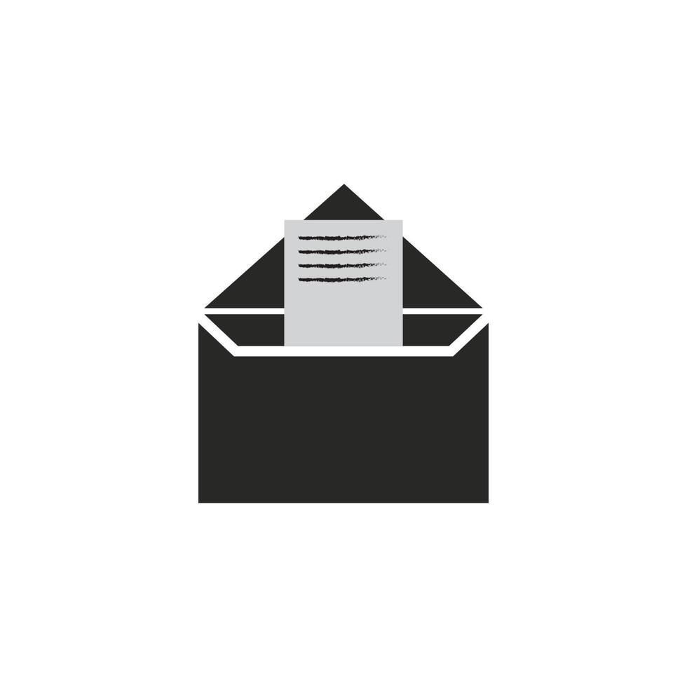 E-mail symbol vector. Mail line icon vector