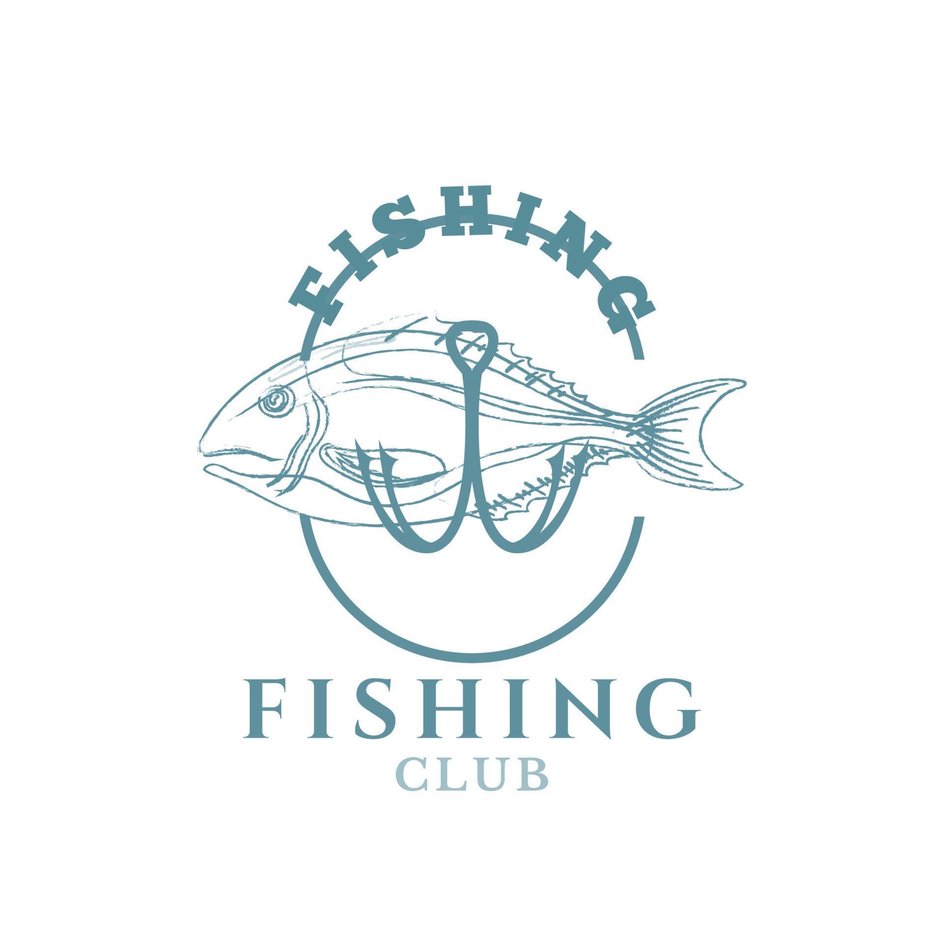 Fishing logo design template illustration . Sport fishing Logo 7861705 ...