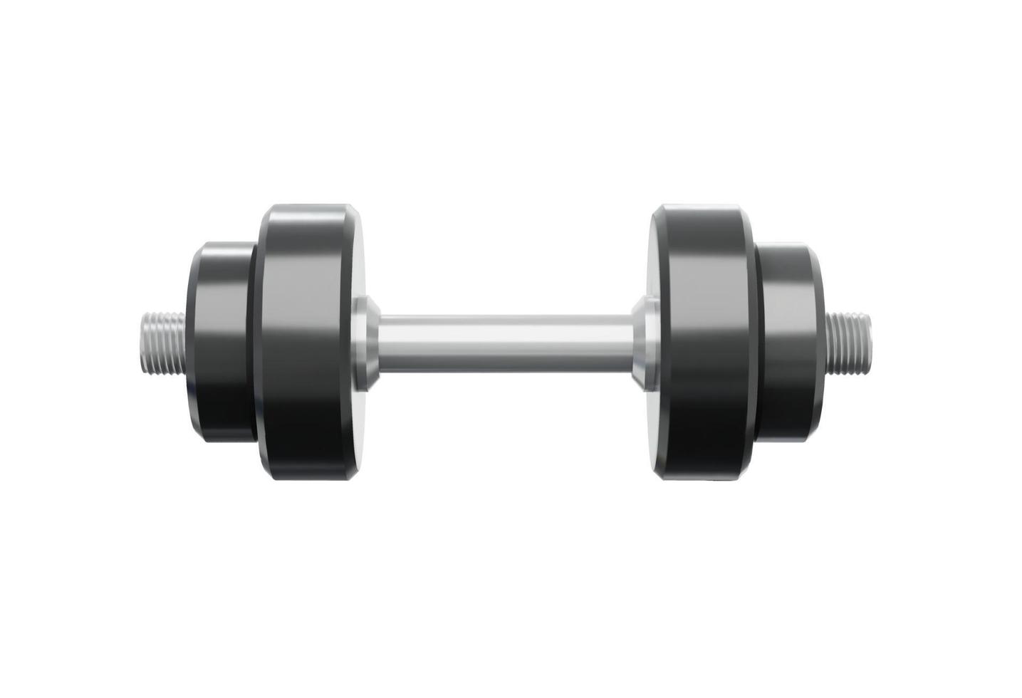 3d Realistic Dumbbells vector Illustration