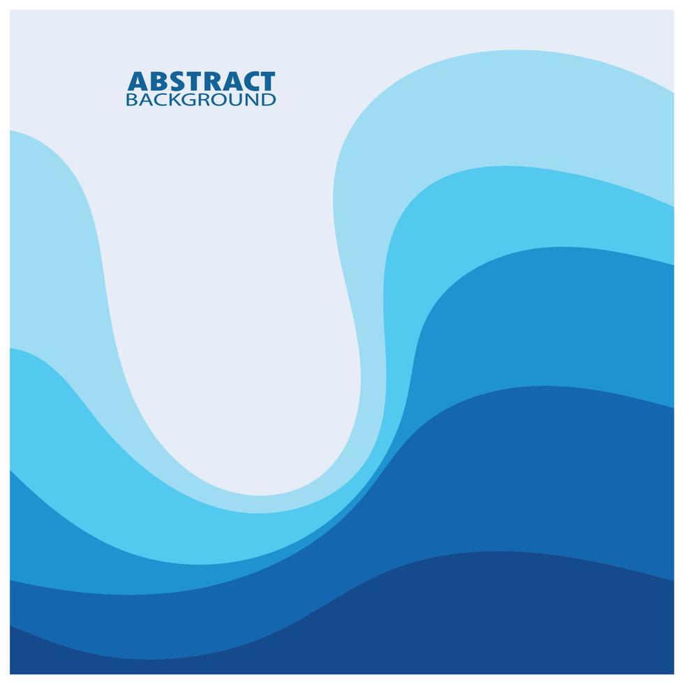 Fondo de diseño de onda de agua abstracta vector