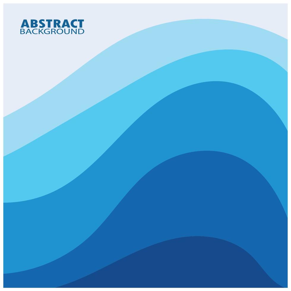 Abstract Water wave design background vector