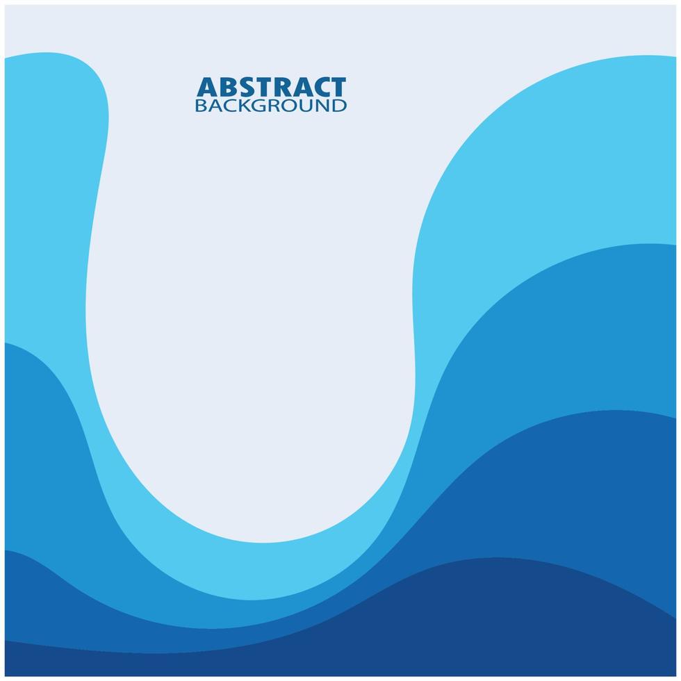 Abstract Water wave design background vector