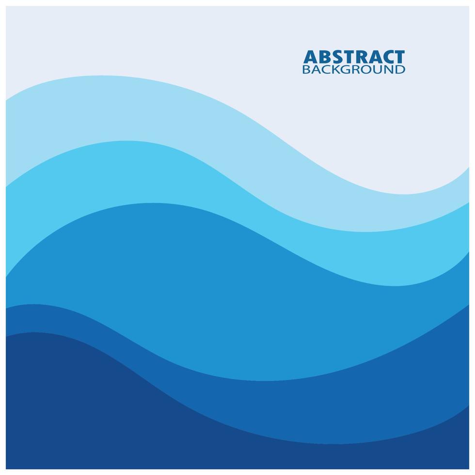 Fondo de diseño de onda de agua abstracta vector