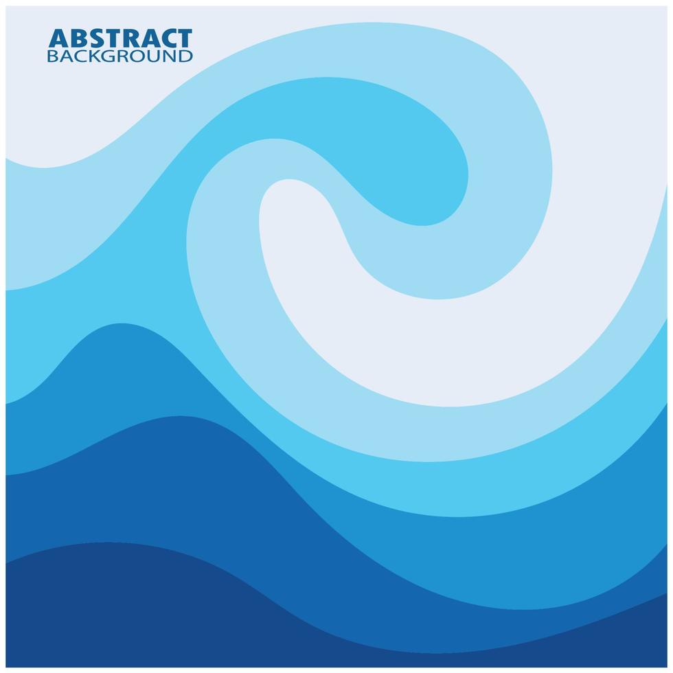 Fondo de diseño de onda de agua abstracta vector