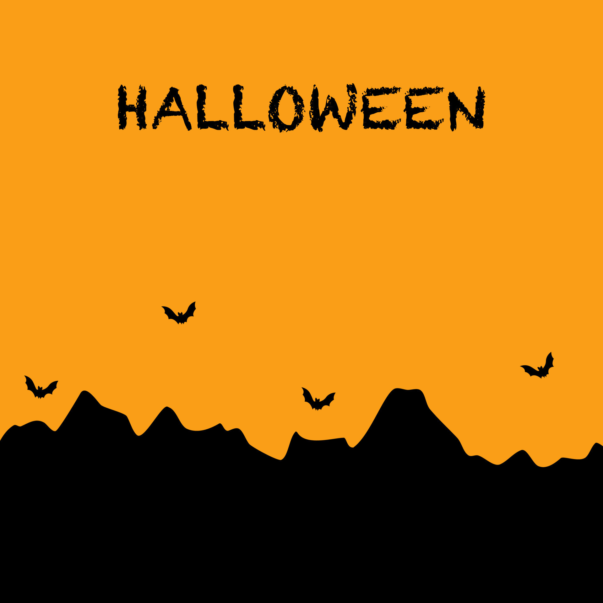 Halloween scary flat background vector and illustration. 7861889 Vector