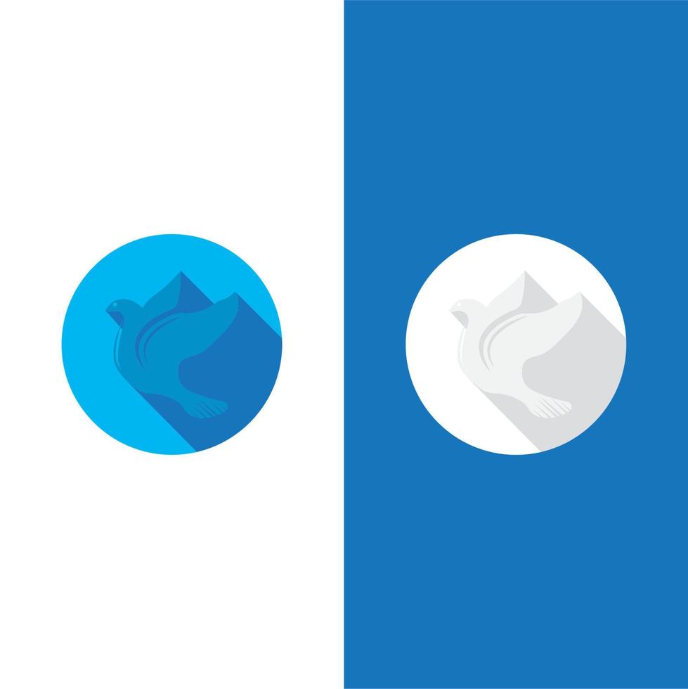 Dove bird logo vector design