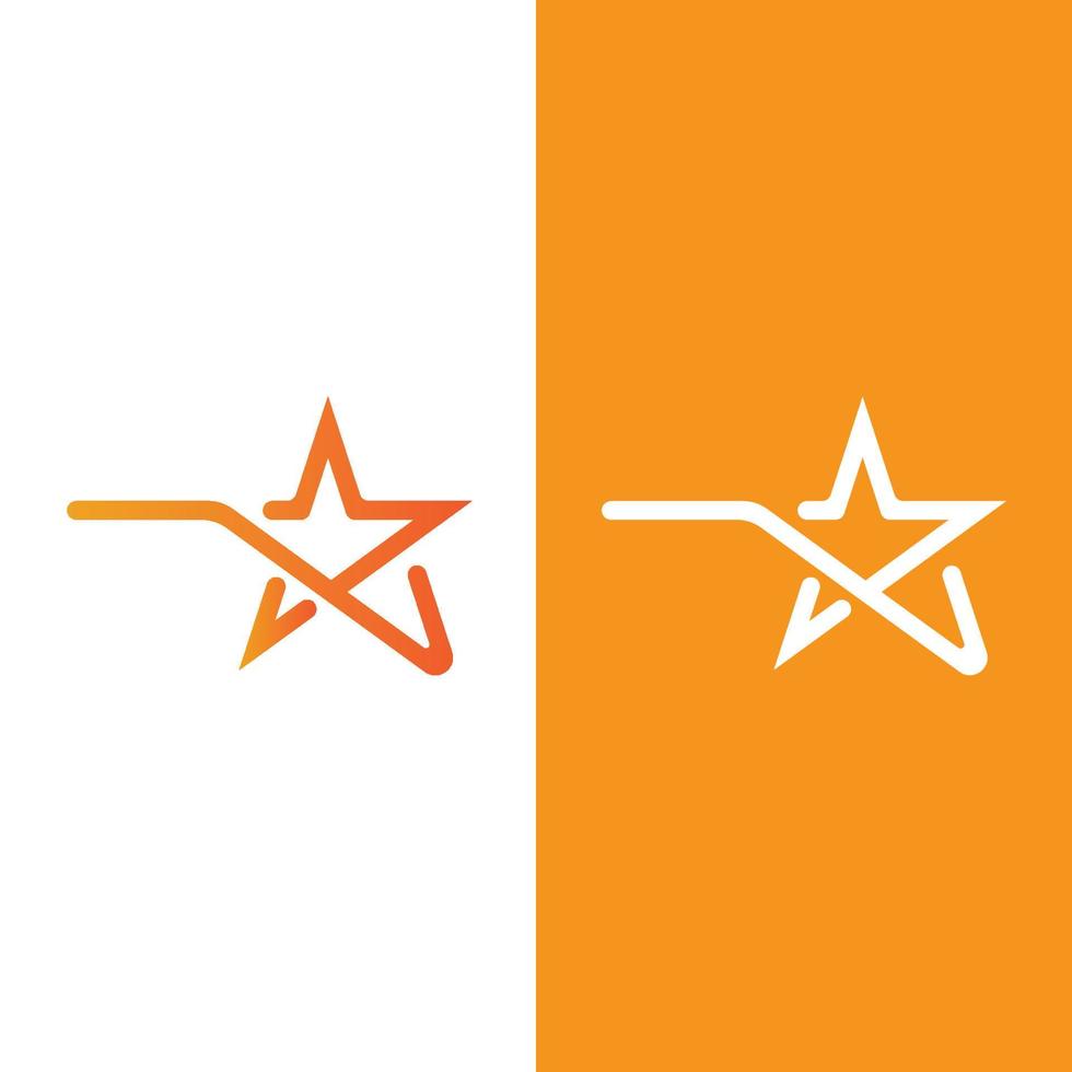 Star icon Template vector