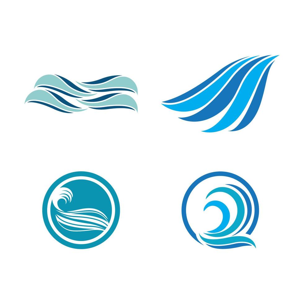 Wave beach vector illustration design