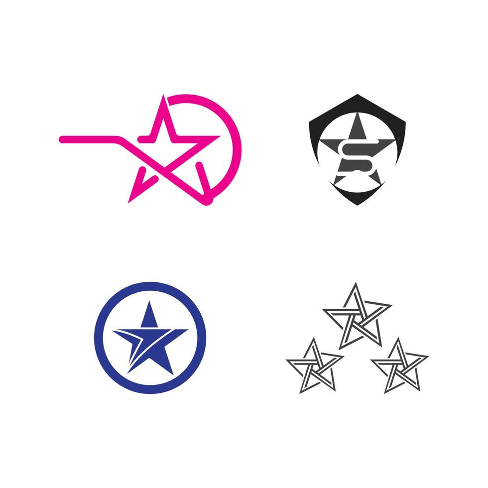 Star icon Template vector