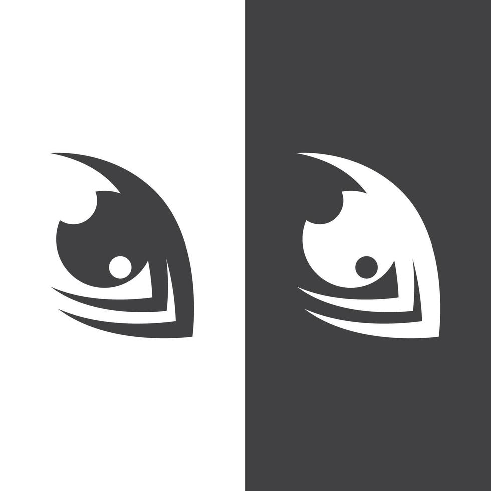 Eye Care vector logo design