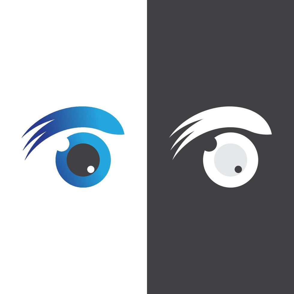 Eye Care vector logo design